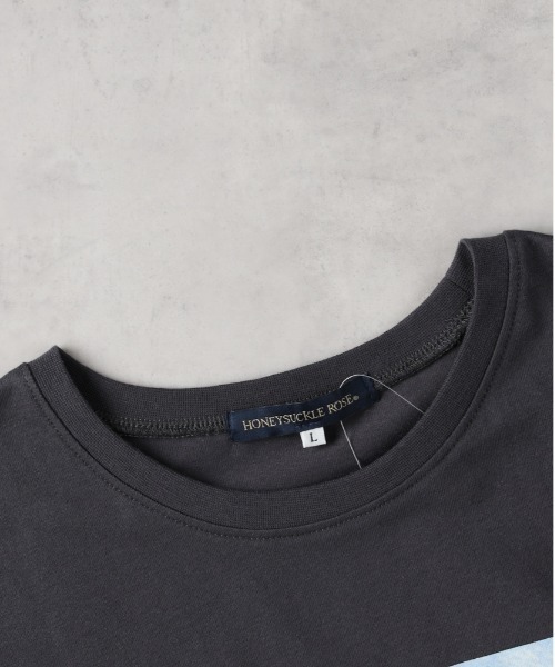 Right-on（ライトオン）の「【HONEYSUCKLE ROSE】フォトグラフィックＴ（Tシャツ/カットソー・レディース・オフホワイト/その他3/その他1/ダークグレー・L/M）」の14枚目の写真