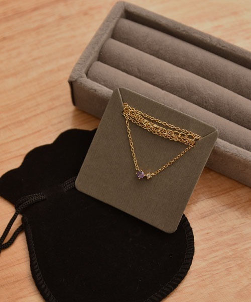 VIBGYOR Women（ヴィブジョー　ウィメン）の「【resonance】誕生石 ストーン ネックレス【12month】（巾着つき)（ネックレス・レディース・その他1/その他2/その他3/その他5/その他11/その他8/その他10/その他6/その他4/その他7/その他9/その他12・FREE）」の2枚目の写真