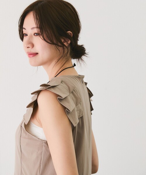Jayro(ジャイロ)の「ラッシガードロンパース(つなぎ/オールインワン・レディース・ベージュ/ブラック/グレー・M)」の20枚目の写真