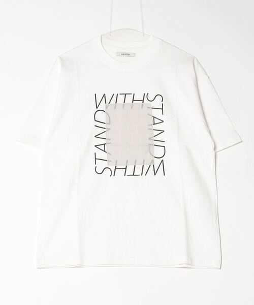 INNOCENT(イノセント)の「【ARC】【SWITCH by ARCH】シアー ペースト スクエア プリント Tシャツ(Tシャツ/カットソー・レディース・ブラック/ホワイト系・FREE)」の16枚目の写真