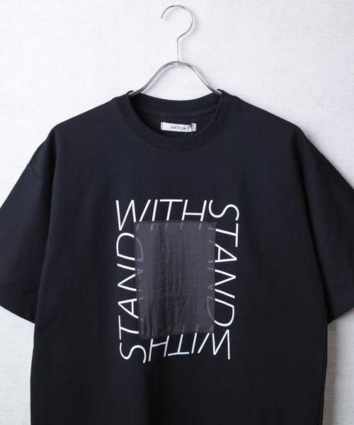 INNOCENT(イノセント)の「【ARC】【SWITCH by ARCH】シアー ペースト スクエア プリント Tシャツ(Tシャツ/カットソー・レディース・ブラック/ホワイト系・FREE)」の4枚目の写真