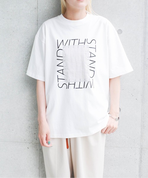 INNOCENT(イノセント)の「【ARC】【SWITCH by ARCH】シアー ペースト スクエア プリント Tシャツ(Tシャツ/カットソー・レディース・ブラック/ホワイト系・FREE)」の21枚目の写真