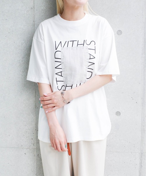 INNOCENT(イノセント)の「【ARC】【SWITCH by ARCH】シアー ペースト スクエア プリント Tシャツ(Tシャツ/カットソー・レディース・ブラック/ホワイト系・FREE)」の22枚目の写真