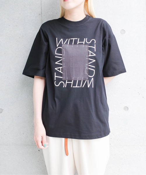 INNOCENT(イノセント)の「【ARC】【SWITCH by ARCH】シアー ペースト スクエア プリント Tシャツ(Tシャツ/カットソー・レディース・ブラック/ホワイト系・FREE)」の20枚目の写真
