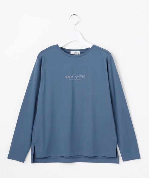 J.PRESS Ladies（J.プレス レディス）の「ロゴ Tシャツ（Tシャツ/カットソー・レディース・ブルー系/ホワイト系/ベージュ系/オレンジ系・SMALL）」の13枚目の写真