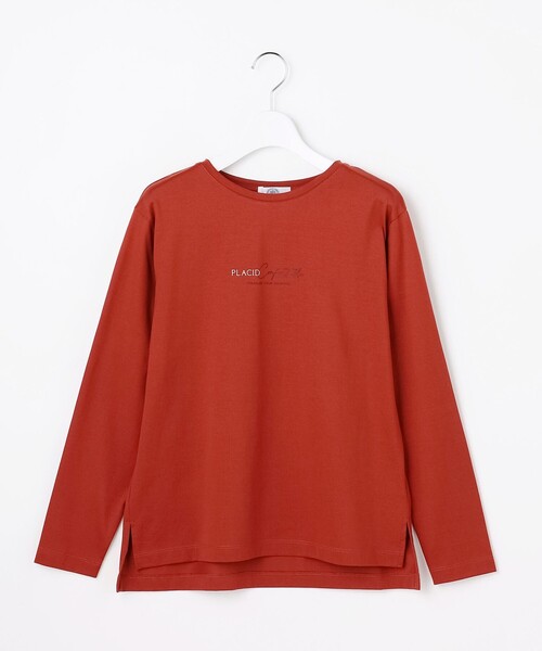 J.PRESS Ladies（J.プレス レディス）の「ロゴ Tシャツ（Tシャツ/カットソー・レディース・ブルー系/ホワイト系/ベージュ系/オレンジ系・SMALL）」の12枚目の写真