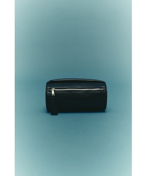 RIM.ARK(リムアーク)の「Drum leather clutch bag ドラムレザークラッチバッグ(クラッチバッグ・レディース・ブラック/ブラウン/ダークブルー・FREE)」の5枚目の写真