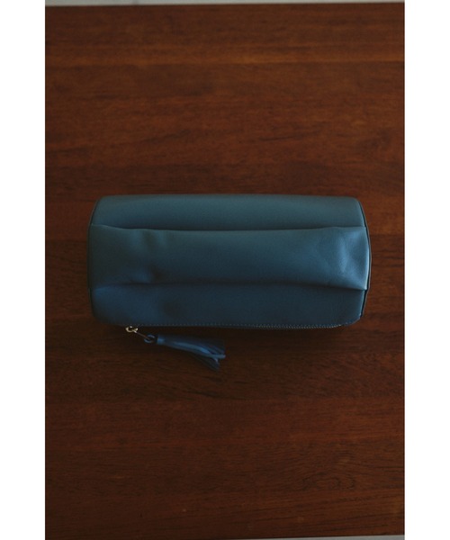 Drum leather clutch bag ドラムレザークラッチバッグ（クラッチバッグ