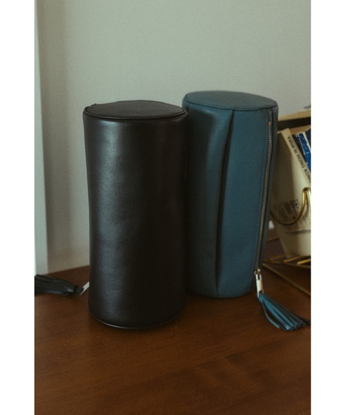 RIM.ARK(リムアーク)の「Drum leather clutch bag ドラムレザークラッチバッグ(クラッチバッグ・レディース・ブラック/ブラウン/ダークブルー・FREE)」の19枚目の写真