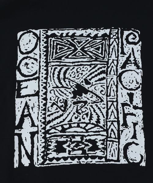 Ocean Pacific（オーシャンパシフィック）の「【Ocean Pacific(オーシャンパシフィック)】OLD PATTERNラッシュガードTシャツ[吸水速乾・UVカット・水陸両用]（Tシャツ/カットソー・メンズ・ブラック/ホワイト・MEDIUM/LARGE）」の17枚目の写真