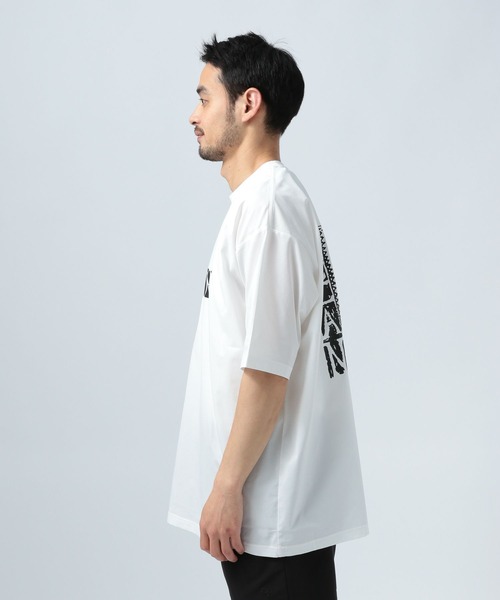 Ocean Pacific（オーシャンパシフィック）の「【Ocean Pacific(オーシャンパシフィック)】OLD PATTERNラッシュガードTシャツ[吸水速乾・UVカット・水陸両用]（Tシャツ/カットソー・メンズ・ブラック/ホワイト・MEDIUM/LARGE）」の19枚目の写真