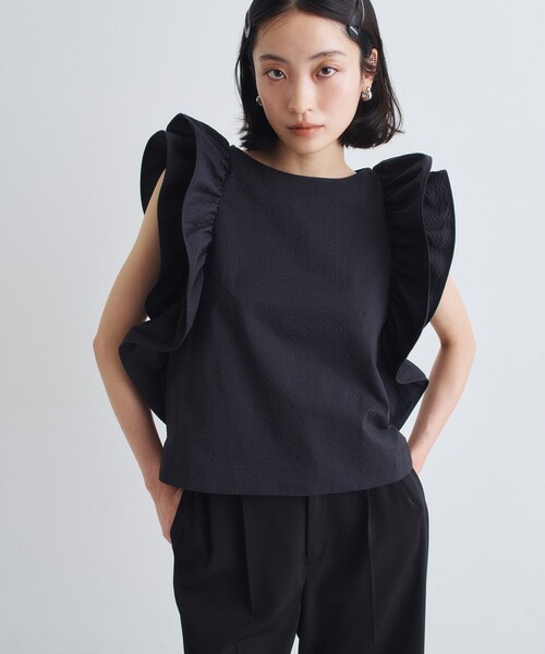 コードエー（CODE A）/ruffle drama blouse セール】ruffle drama blouse（シャツ/ブラウス）｜CODE A（コードエー