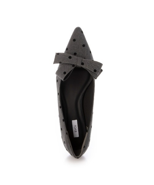 ふかふか・リボン取り外し可】2WAYリボンポインテッドパンプス IZ5795