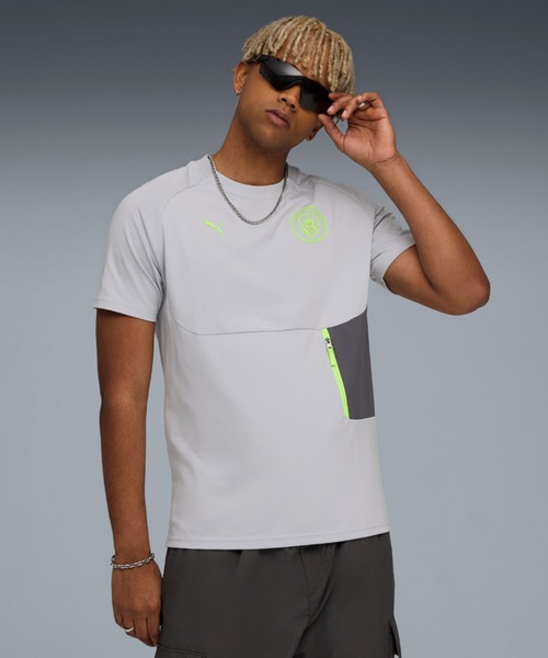 ★PUMA★ プーマテック-X メンズTシャツ PUMA プーマ メンズ マンチェスターシティ FC プーマテック