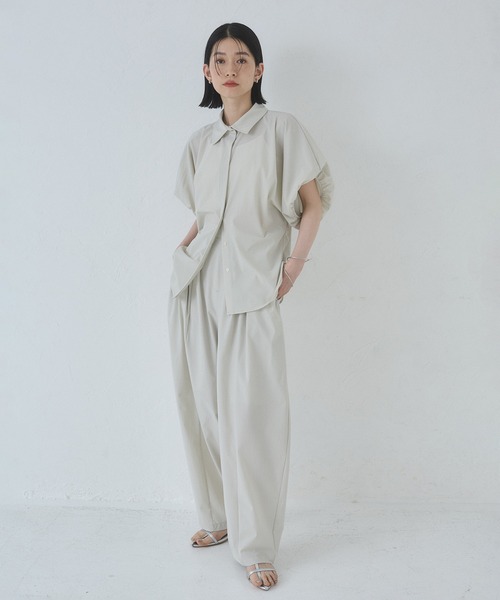 Lig.cocoonpants リグドット　コクーンパンツ　黒 S 新品未使用 AMBIDEX Store △〇刺し子jacquard コクーンパンツ(F アオ