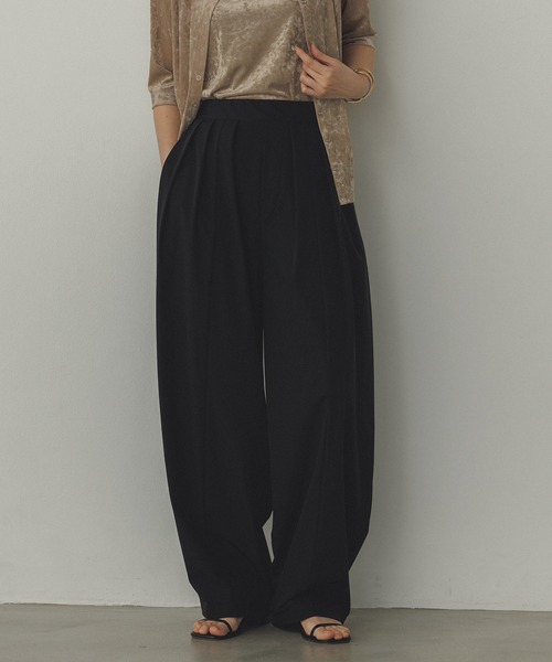 Lig.cocoonpants リグドット　コクーンパンツ　黒 S 新品未使用 接触冷感】 コクーンパンツ（その他パンツ）｜hunch（ハンチ）の