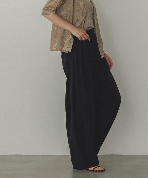 Lig.cocoonpants リグドット　コクーンパンツ　黒 S 新品未使用 ànuke online store（アンヌーク） / Georgette Cocoon