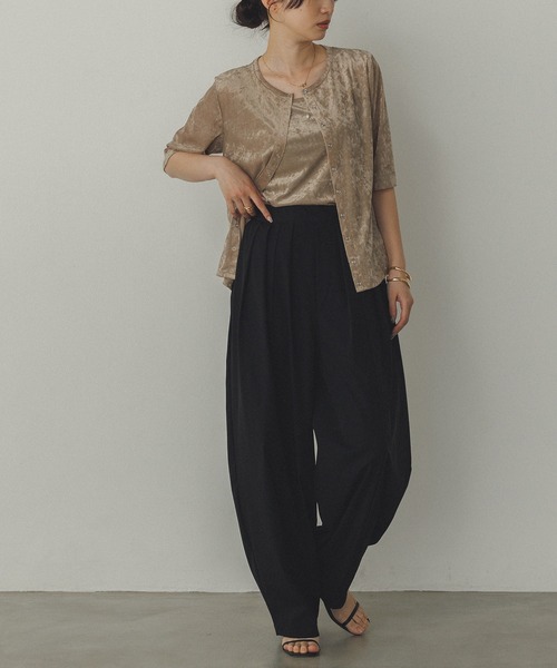 Lig.cocoonpants リグドット　コクーンパンツ　黒 S 新品未使用 パンツ イージーコクーンパンツ レディース : ZOZOTOWN Yahoo!店