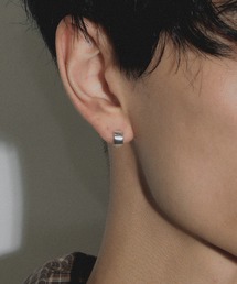 【silver925】RollminiHoopPierce / ロールミニフープピアス