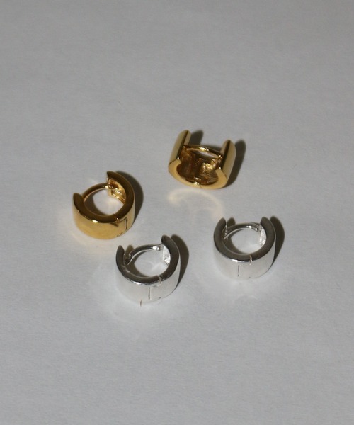 whoseA(フーシー)の「【silver925】RollminiHoopPierce / ロールミニフープピアス(ピアス(両耳用)・メンズ・シルバー/ゴールド・FREE)」の19枚目の写真
