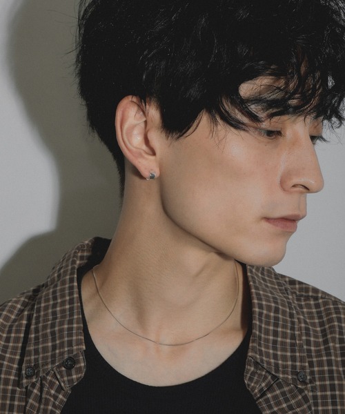 whoseA(フーシー)の「【silver925】RollminiHoopPierce / ロールミニフープピアス(ピアス(両耳用)・メンズ・シルバー/ゴールド・FREE)」の21枚目の写真