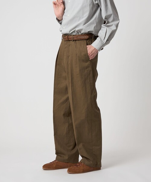 【新品同様】Steven Alan ワイド テーパード トラウザーズ パンツ S Steven Alan（スティーブンアラン）の「＜Steven Alan