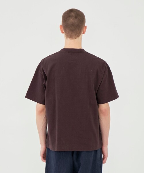 GALERIE VIE(ギャルリー ヴィー)の「ドライコットン クルーネックプルオーバー(Tシャツ/カットソー・メンズ・チャコールグレー/ダークブラウン・FREE)」の6枚目の写真