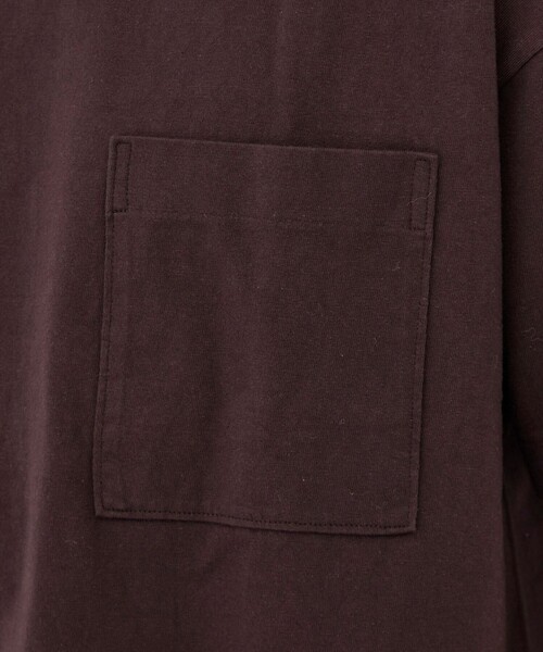 GALERIE VIE(ギャルリー ヴィー)の「ドライコットン クルーネックプルオーバー(Tシャツ/カットソー・メンズ・チャコールグレー/ダークブラウン・FREE)」の10枚目の写真