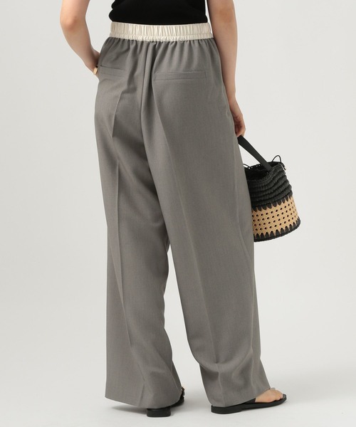 BAYFLOW（ベイフロー）の「サテン切替ワイドスラックス（その他パンツ・レディース・ブラック/グレー/ベージュ・FREE）」の8枚目の写真