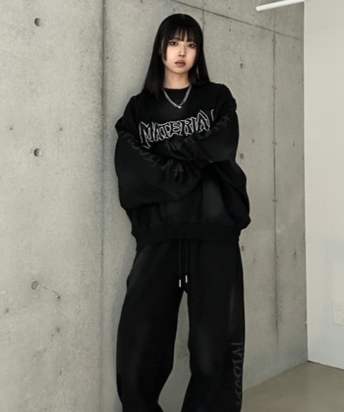 KsG(ケーエスジー)の「ダメージドルマンレタリングスウェット(スウェット・レディース・ベージュ/ブラック・X-LARGE/LARGE/MEDIUM)」の14枚目の写真
