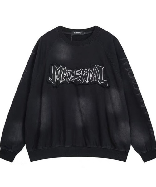 KsG(ケーエスジー)の「ダメージドルマンレタリングスウェット(スウェット・レディース・ベージュ/ブラック・X-LARGE/LARGE/MEDIUM)」の18枚目の写真