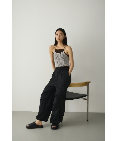 STYLEMIXER（スタイルミキサー）の「ACTIVE撥水2WAYタックパンツ（その他パンツ・レディース・ブラック/ブラウン・SMALL/MEDIUM）」の3枚目の写真