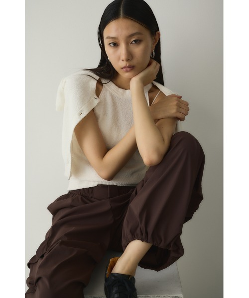 STYLEMIXER（スタイルミキサー）の「ACTIVE撥水2WAYタックパンツ（その他パンツ・レディース・ブラック/ブラウン・SMALL/MEDIUM）」の14枚目の写真