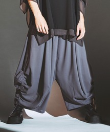 【NO ID.】Squid Gather Baggy Trousers / Squid ギャザー バギー トラウザーズ