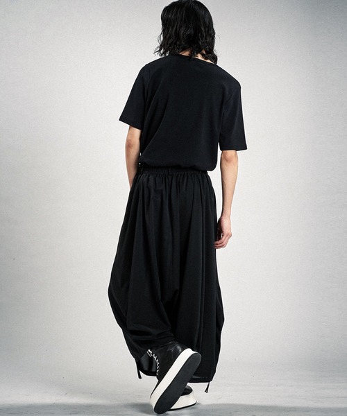 セール】【NO ID.】Squid Gather Baggy Trousers / Squid ギャザー