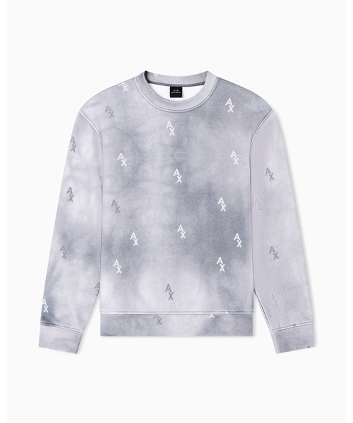 ARMANI EXCHANGE(アルマーニエクスチェンジ)の「【A|X アルマーニ エクスチェンジ】シェードプリント スウェットプルオーバー(スウェット・メンズ・グレー・LARGE/MEDIUM/SMALL/X-LARGE/X-SMALL)」の2枚目の写真
