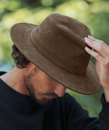 CAMBIO(JrI)mko13005-Synthetic Roughout Leather Hat U[nbg(nbg)