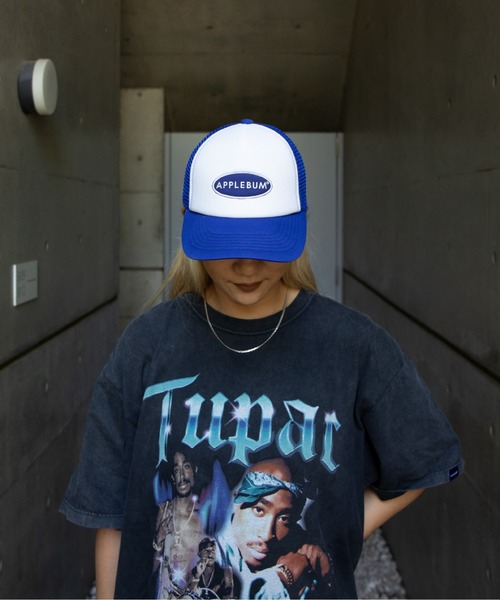 APPLEBUM（アップルバム）の「Logo Mesh Cap（キャップ・メンズ・ブラック/ブラック系その他/ネイビー/ブルー系その他・FREE）」の4枚目の写真