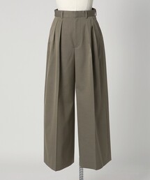 美品LOEFF⭐︎ミディアムグレーハイウエストパンツ 美品LOEFF⭐︎ミディアムグレーハイウエストパンツ