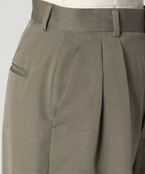 LOEFF（ロエフ）の「＜LOEFF＞ウールギャバ バギー パンツ（その他パンツ・レディース・ネイビー/オリーブ・0/00/1）」の18枚目の写真