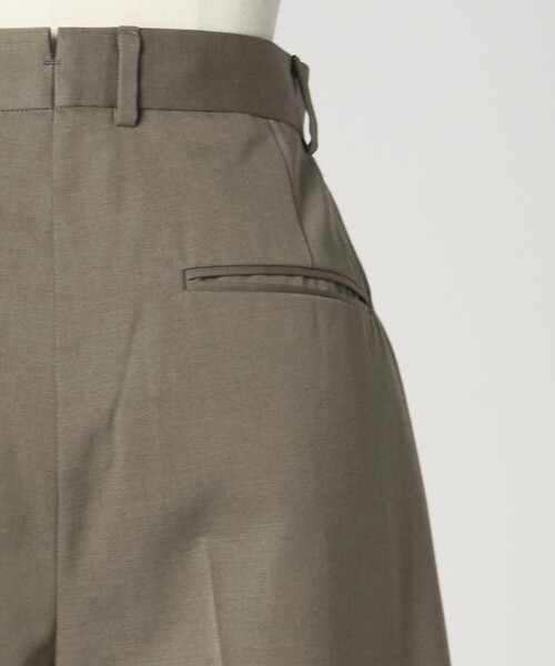 LOEFF（ロエフ）の「＜LOEFF＞ウールギャバ バギー パンツ（その他パンツ・レディース・ネイビー/オリーブ・0/00/1）」の19枚目の写真