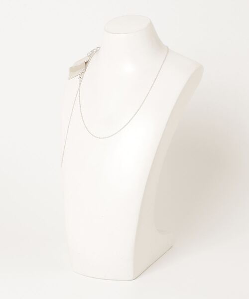 loni（ロニ）の「(loni)Ground Plate Necklace（ネックレス・レディース・シルバー・ONE SIZE）」の2枚目の写真
