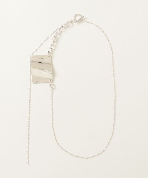 loni（ロニ）の「(loni)Ground Plate Necklace（ネックレス・レディース・シルバー・ONE SIZE）」の17枚目の写真