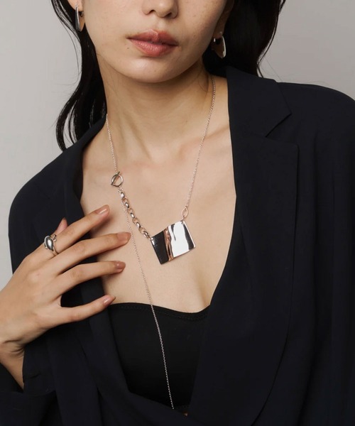 loni（ロニ）の「(loni)Ground Plate Necklace（ネックレス・レディース・シルバー・ONE SIZE）」の15枚目の写真
