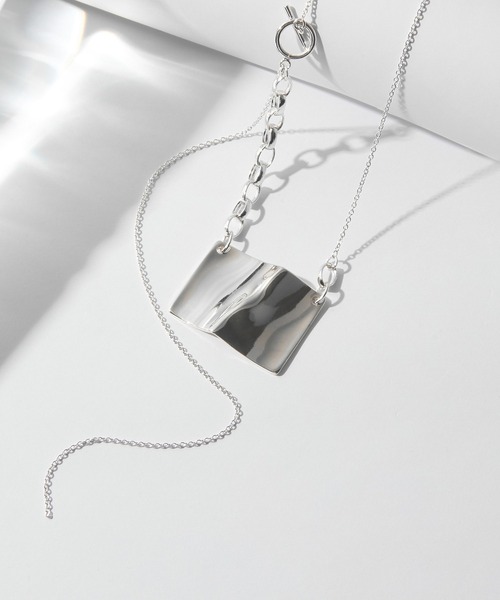 loni（ロニ）の「(loni)Ground Plate Necklace（ネックレス・レディース・シルバー・ONE SIZE）」の16枚目の写真