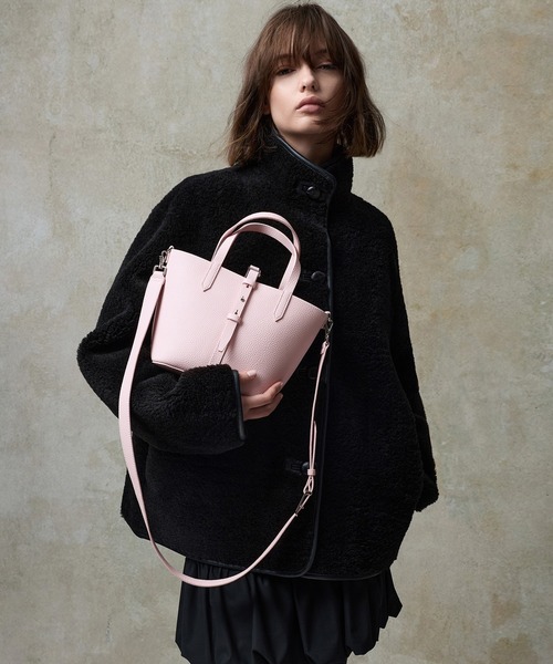 Beryl ベリル リサイクルレザーバケツバッグ（ショルダーバッグ