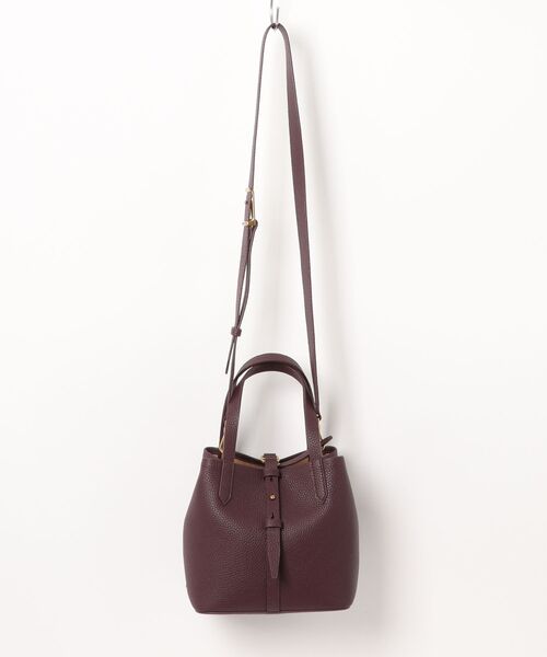 Beryl ベリル リサイクルレザーバケツバッグ（ショルダーバッグ