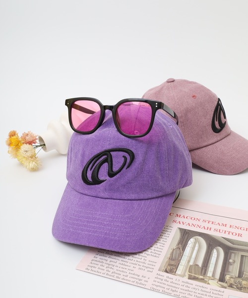 NERDY(ノルディ)の「ピンホイールピグメントボールキャップ(キャップ・レディース・パープル/ピンク・FREE)」の1枚目の写真