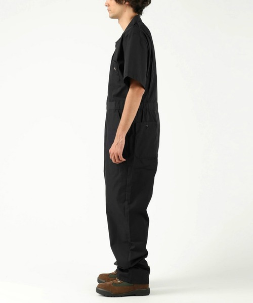 Dickies（ディッキーズ）の「Dickies/ディッキーズ カバーオール/つなぎ 半袖 "33999"（サロペット/オーバーオール・メンズ・カーキ/グレー/ブラック/ブラック系その他・SMALL/MEDIUM/LARGE/X-LARGE）」の8枚目の写真