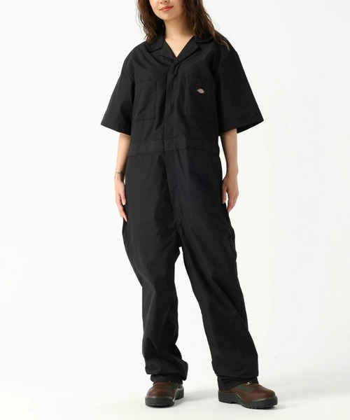 Dickies（ディッキーズ）の「Dickies/ディッキーズ カバーオール/つなぎ 半袖 "33999"（サロペット/オーバーオール・メンズ・カーキ/グレー/ブラック/ブラック系その他・SMALL/MEDIUM/LARGE/X-LARGE）」の12枚目の写真
